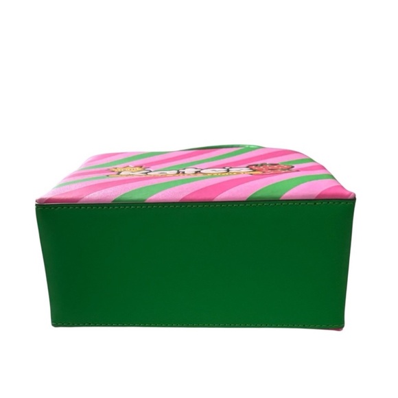 Pink and Green Striped Kate's Bag - Picture 3 of 6